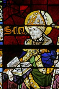 Window depicting Saint Cler by French School
